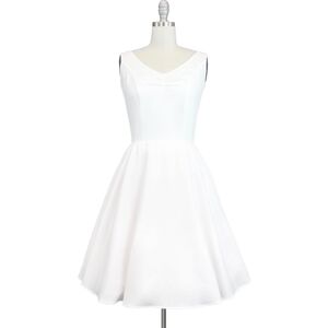 Sleeveless Vintage Ivory Dress XS - 3XL